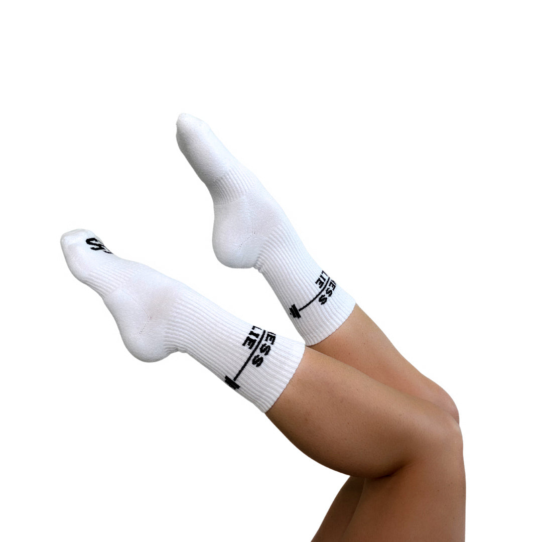 Women’s workout crew socks for training and everyday wear